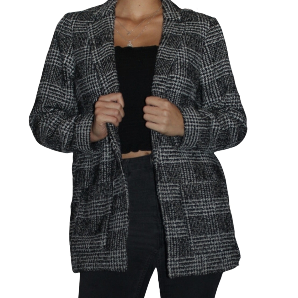 H&M Plaid Coat
